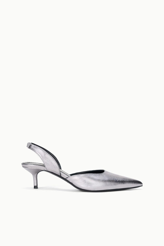 STAUD Sale Sebastian Slingback Pewter