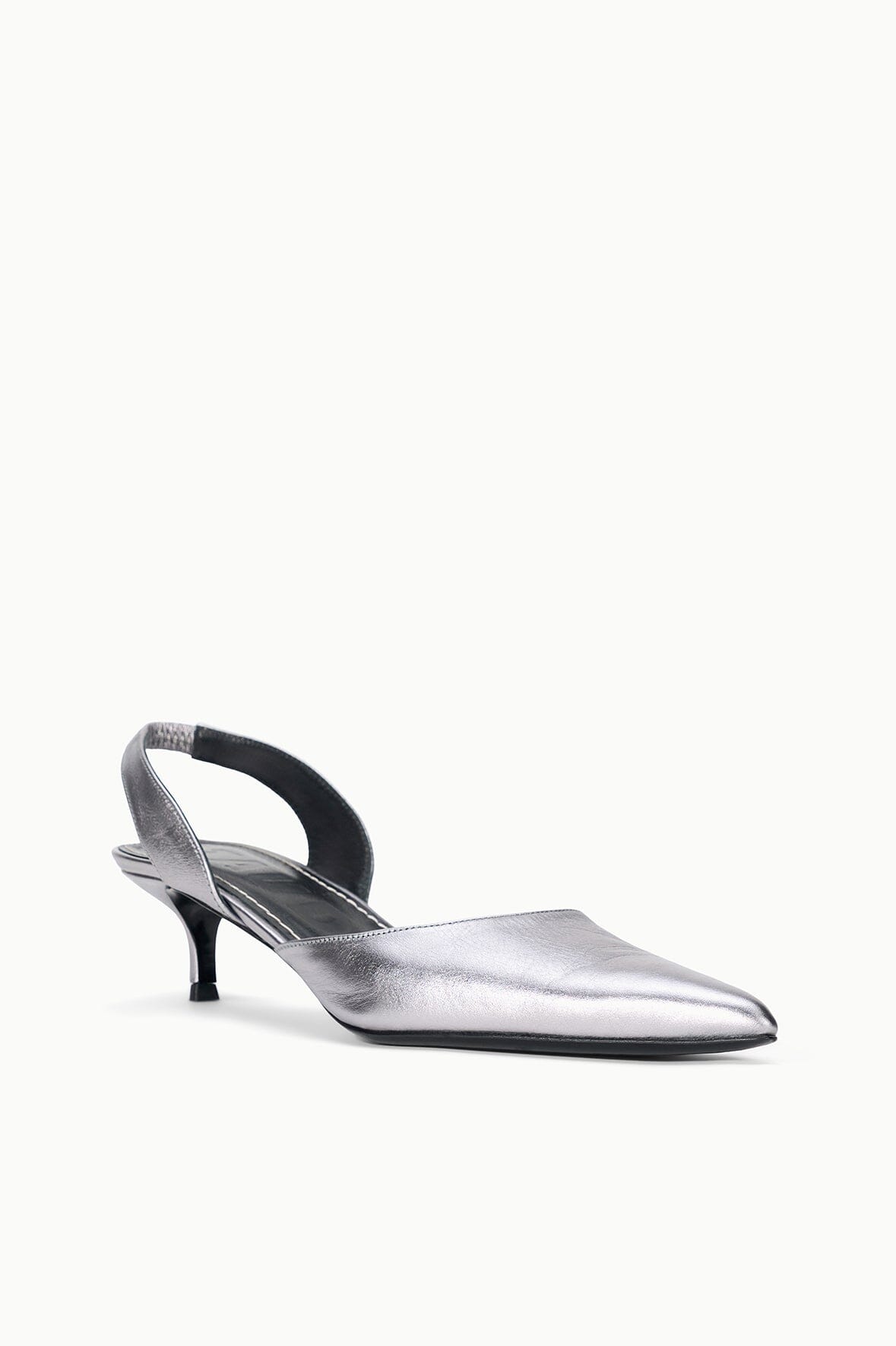 STAUD Sale Sebastian Slingback Pewter