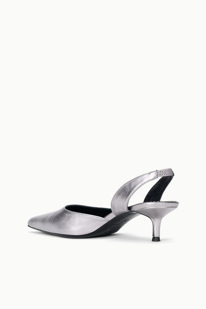 STAUD Sale Sebastian Slingback Pewter