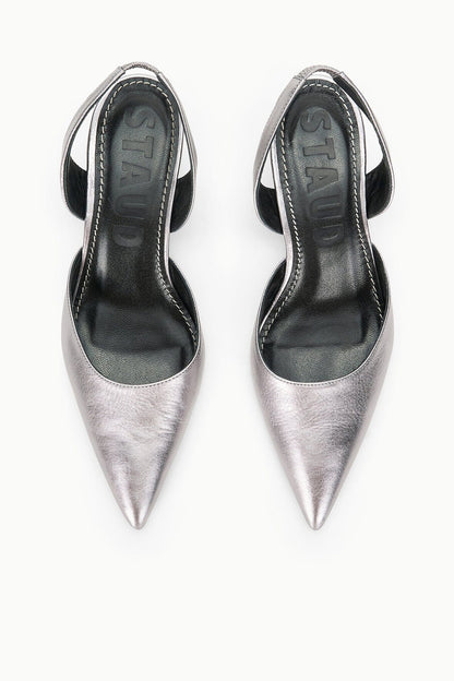 STAUD Sale Sebastian Slingback Pewter
