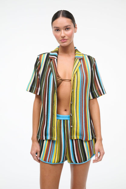 STAUD Sale Gabi Shirt Skate Stripe