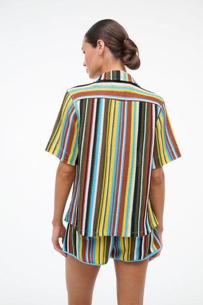 STAUD Sale Gabi Shirt Skate Stripe
