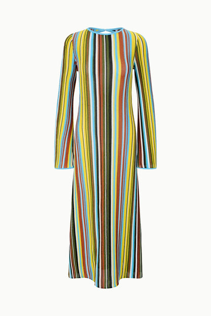 STAUD Sale Lorena Dress Skate Stripe