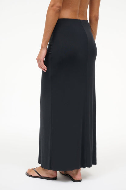 STAUD Sale Soraya Mesh Skirt Black