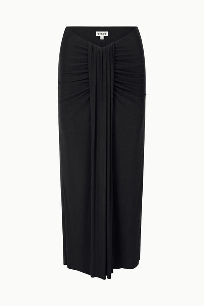 STAUD Sale Soraya Mesh Skirt Black