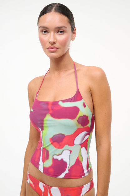 STAUD Sale Laird Tankini Top Red Zone