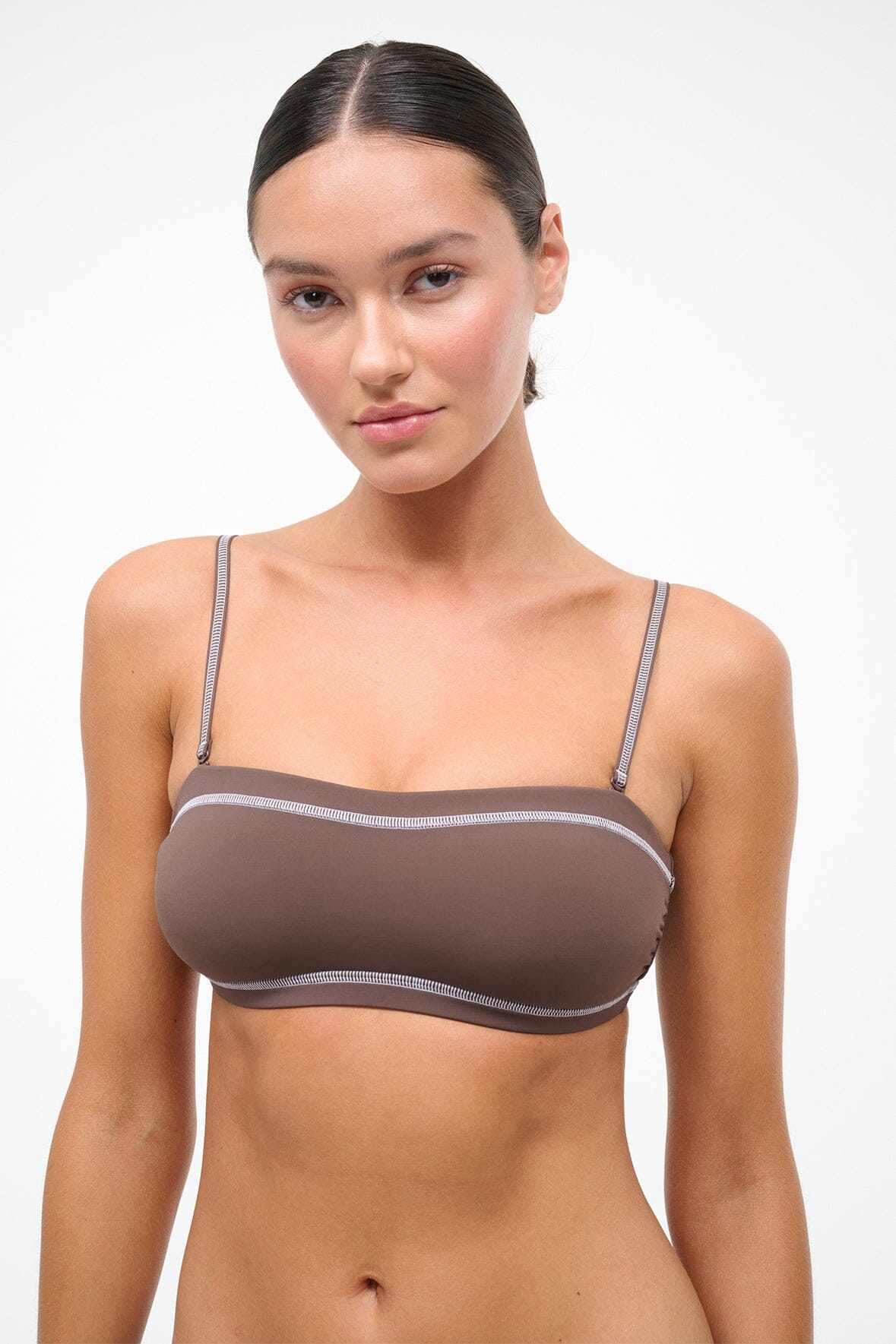 STAUD Sale Sara Bikini Top Java