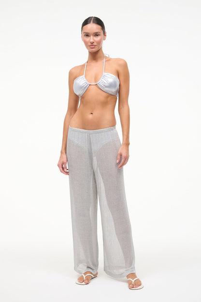 STAUD Sale Paradise Bikini Top Silver