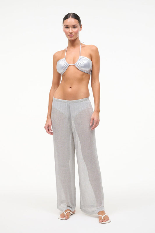 STAUD Sale Paradise Bikini Top Silver