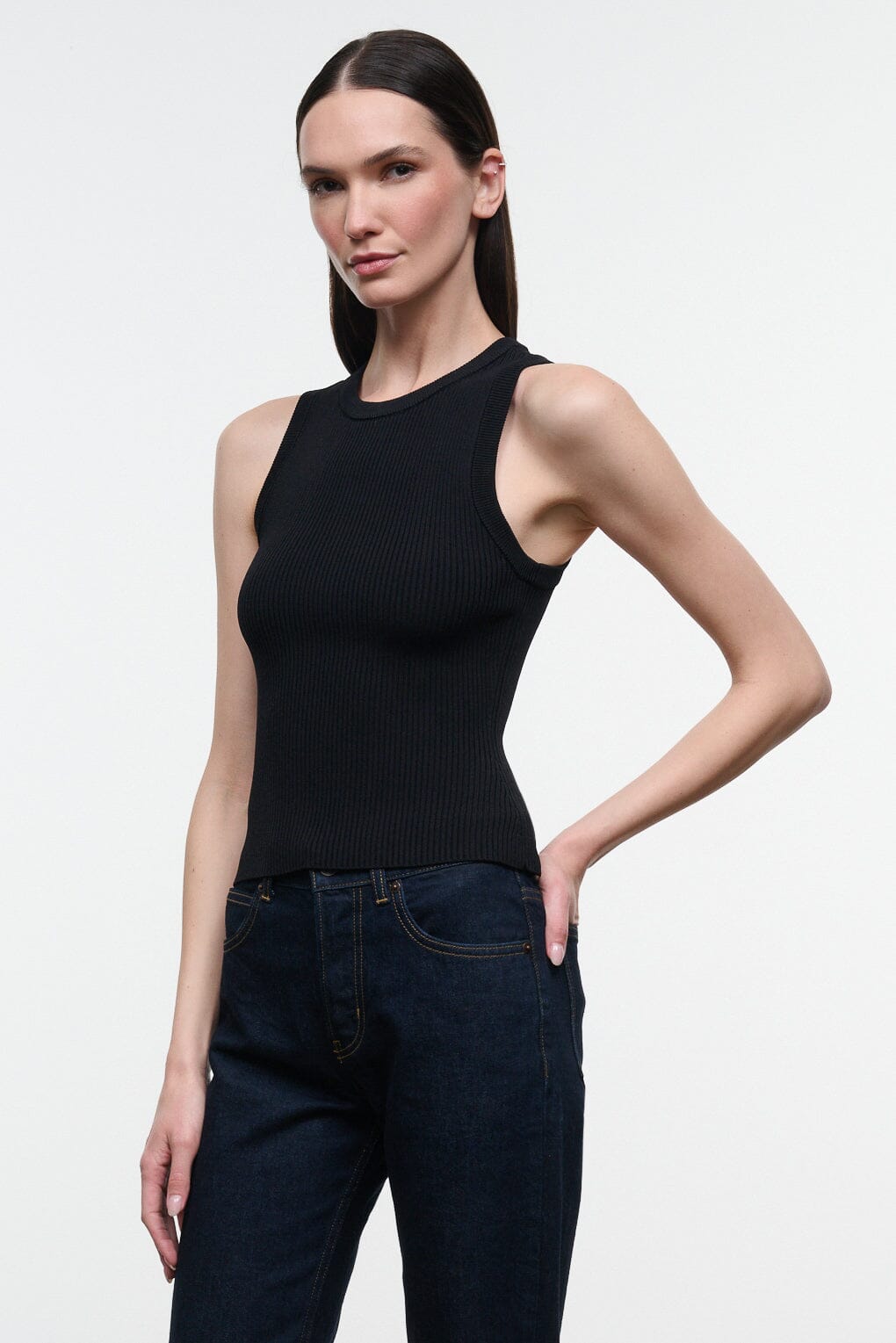 STAUD New In|Clothing Malia Tank Black