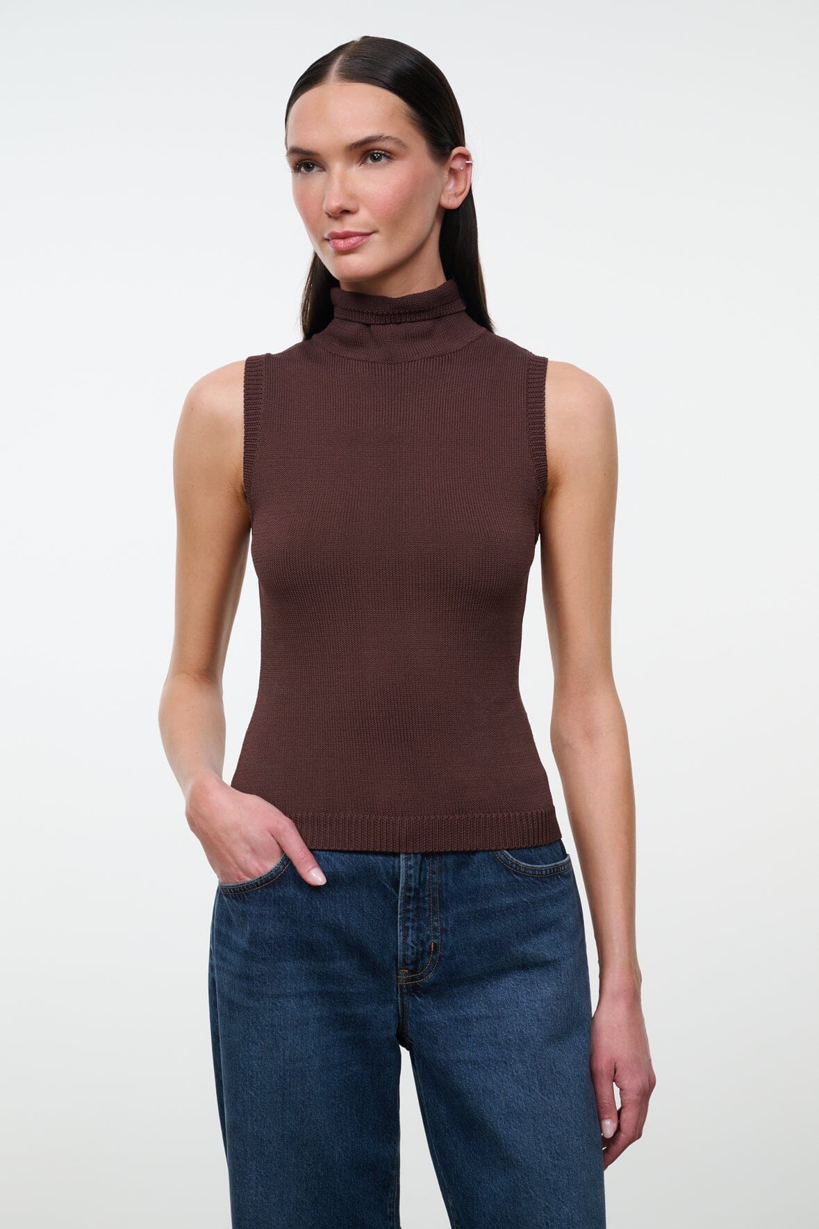 STAUD New In|Clothing Montclair Top Earth