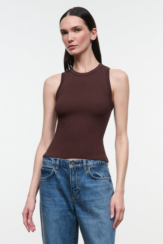 STAUD New In|Clothing Malia Tank Earth