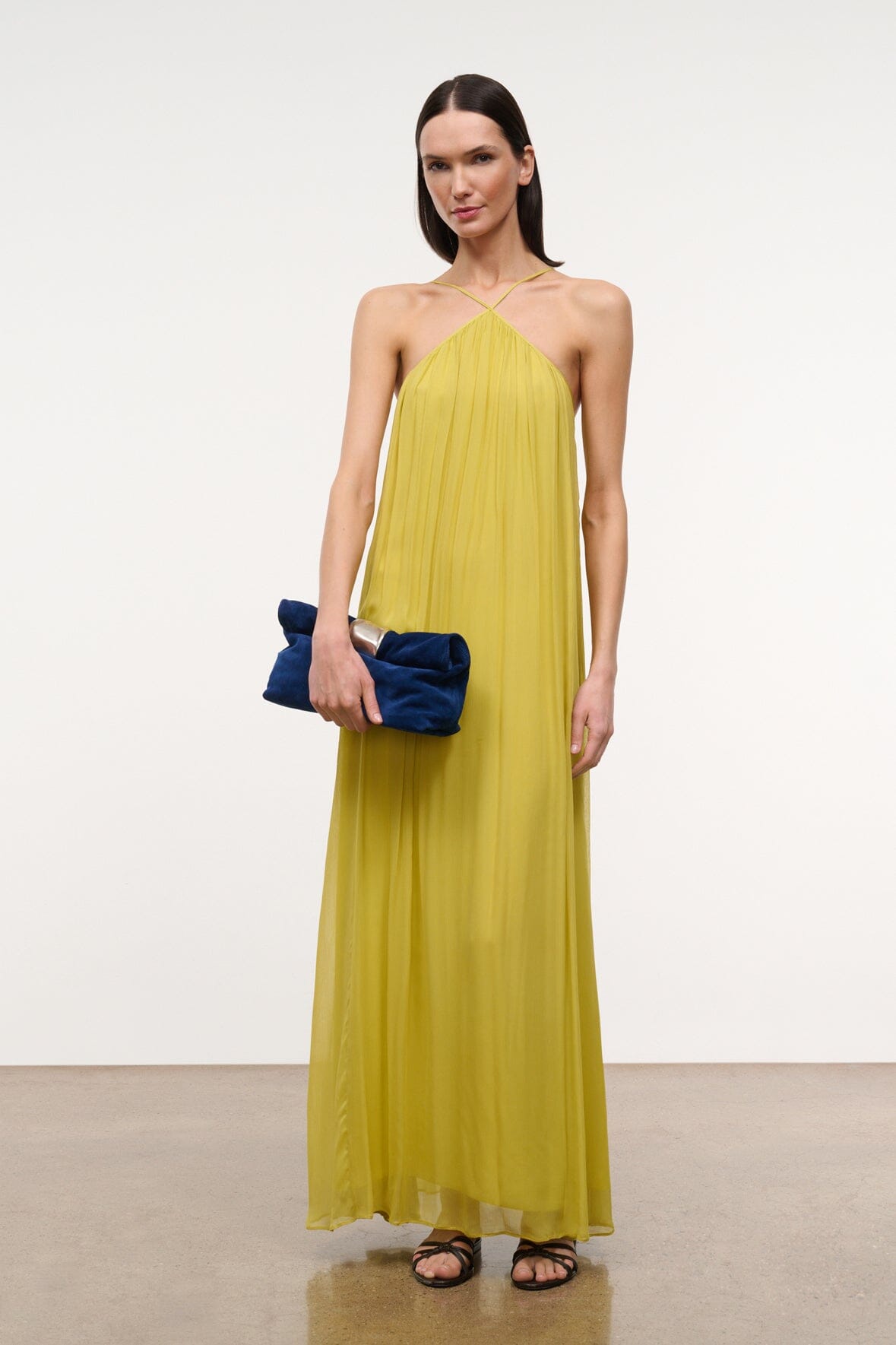 STAUD New In|Clothing Dasha Dress Citron