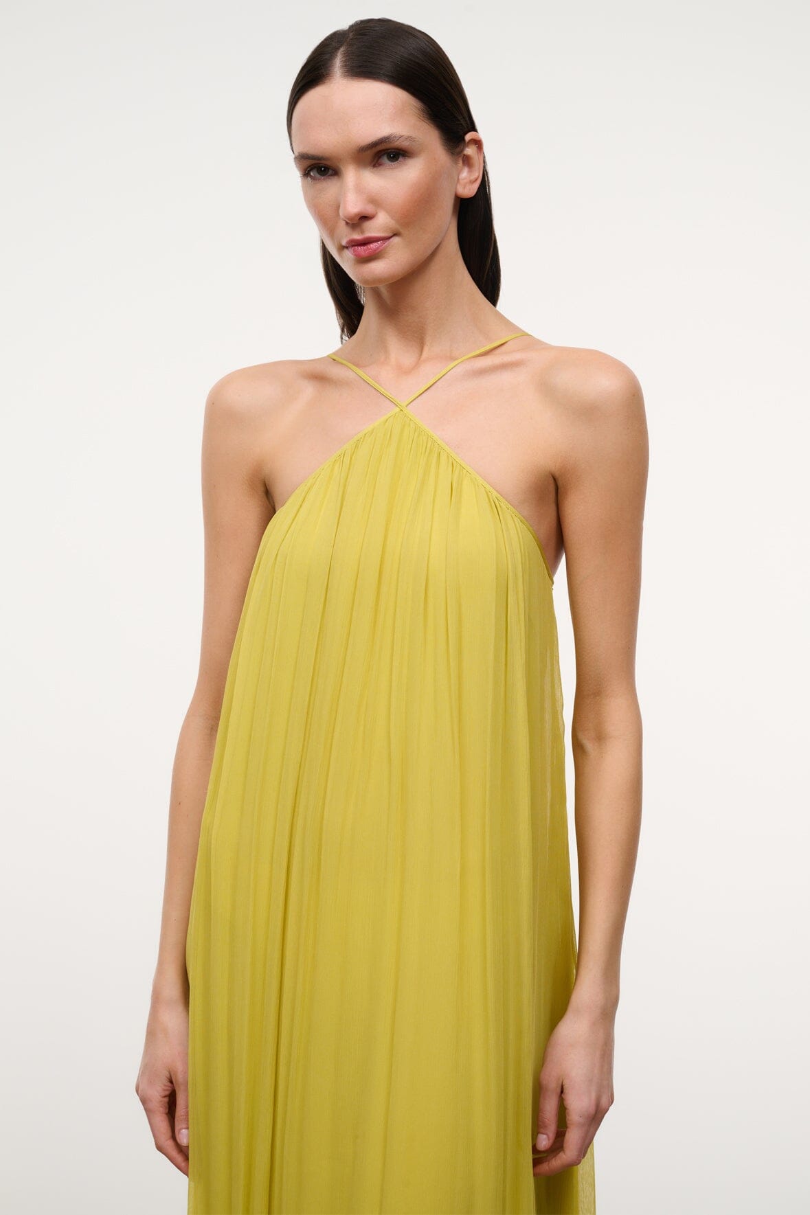 STAUD New In|Clothing Dasha Dress Citron