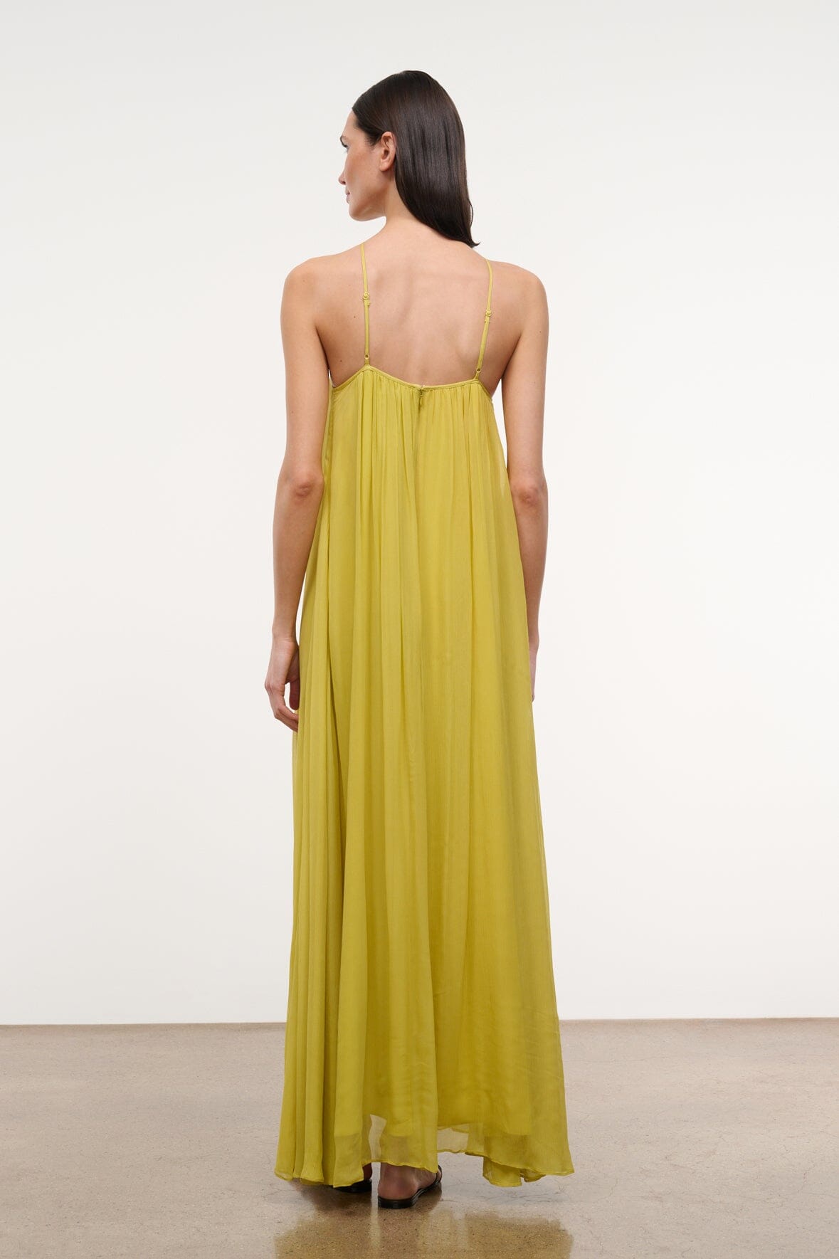 STAUD New In|Clothing Dasha Dress Citron
