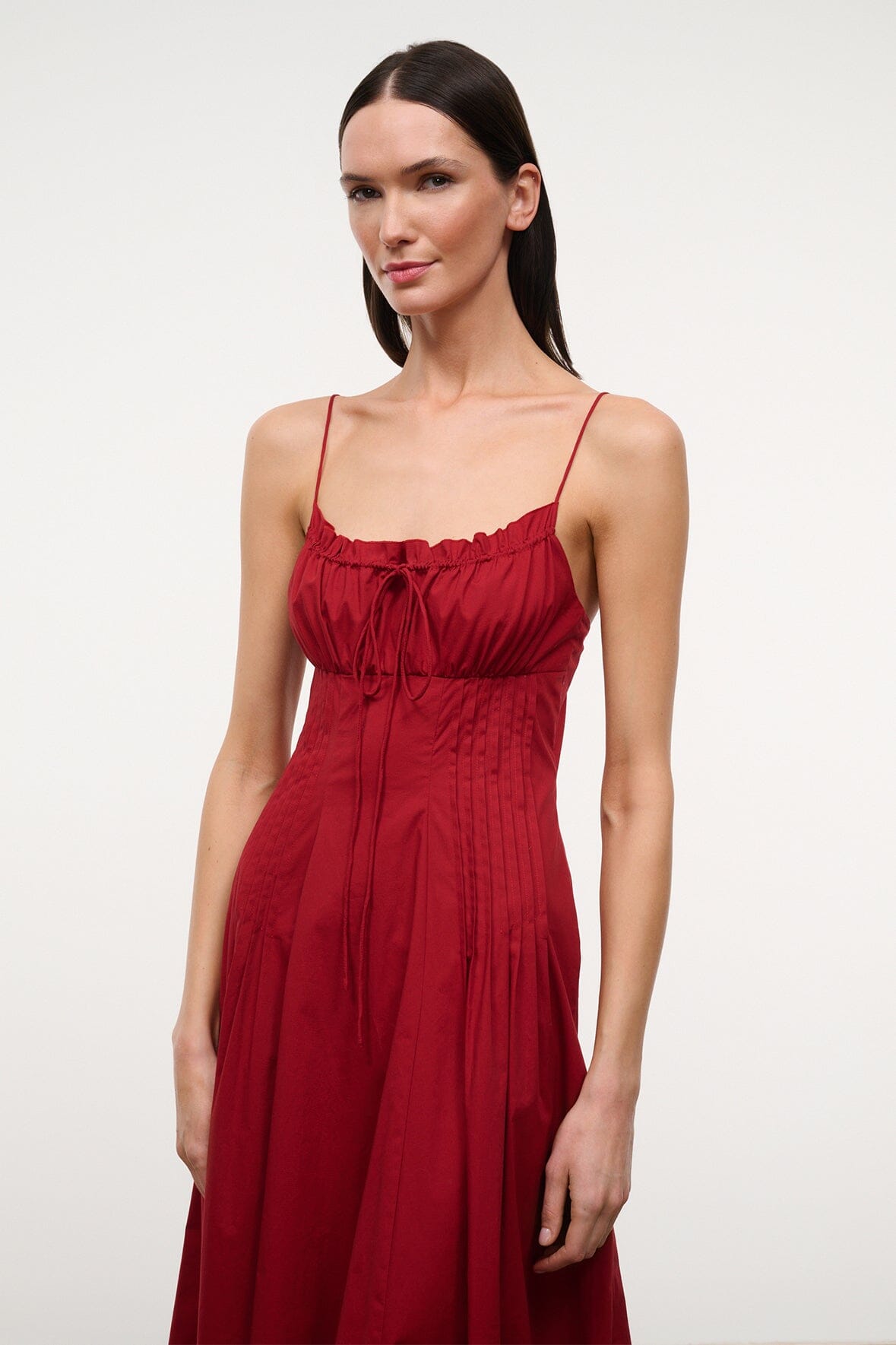 STAUD Clothing|Dresses Margi Dress Rouge