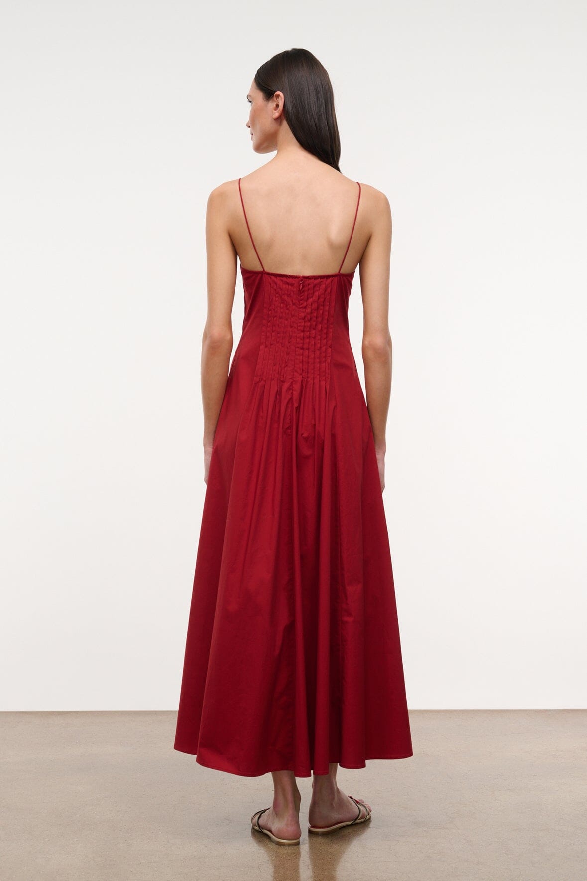 STAUD Clothing|Dresses Margi Dress Rouge