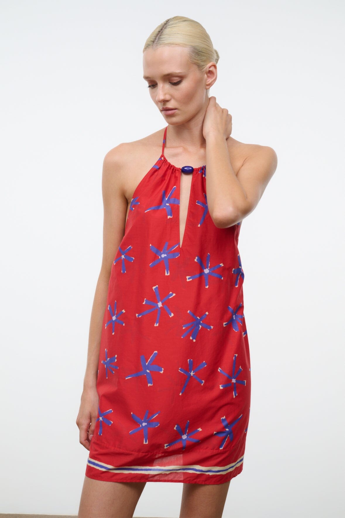 STAUD Clothing|Dresses|New In Dani Dress Painted Foulard