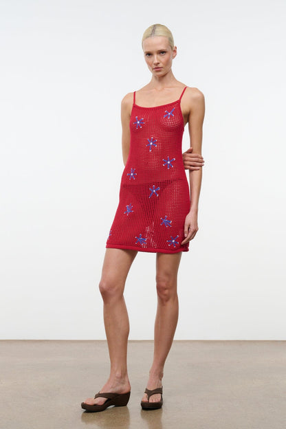 STAUD Clothing|Dresses|New In Rio Dress Painted Foulard