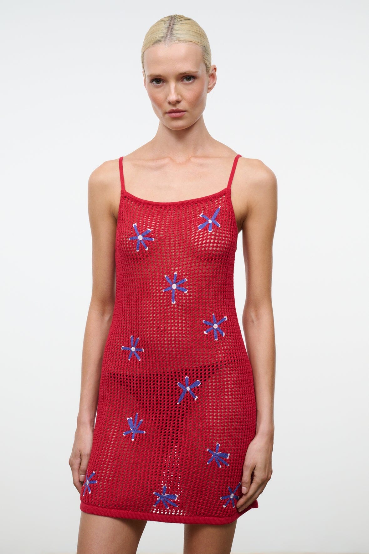 STAUD Clothing|Dresses|New In Rio Dress Painted Foulard