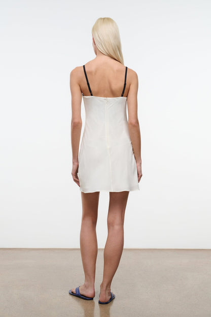 STAUD Clothing|New In Evangeline Silk Mini Dress Da Adolfo