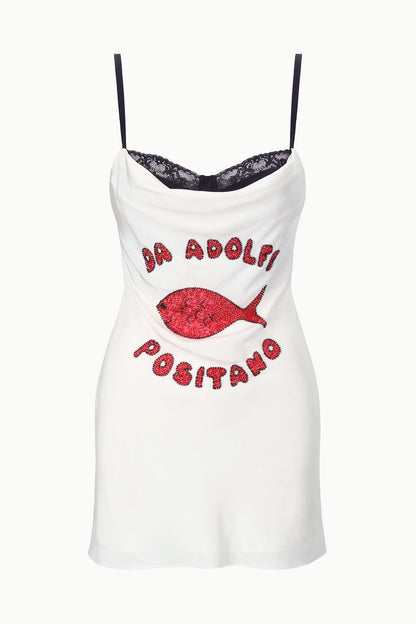 STAUD Clothing|New In Evangeline Silk Mini Dress Da Adolfo