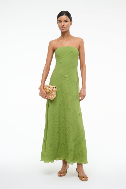 STAUD Clothing|Dresses Cassie Dress Garden Green