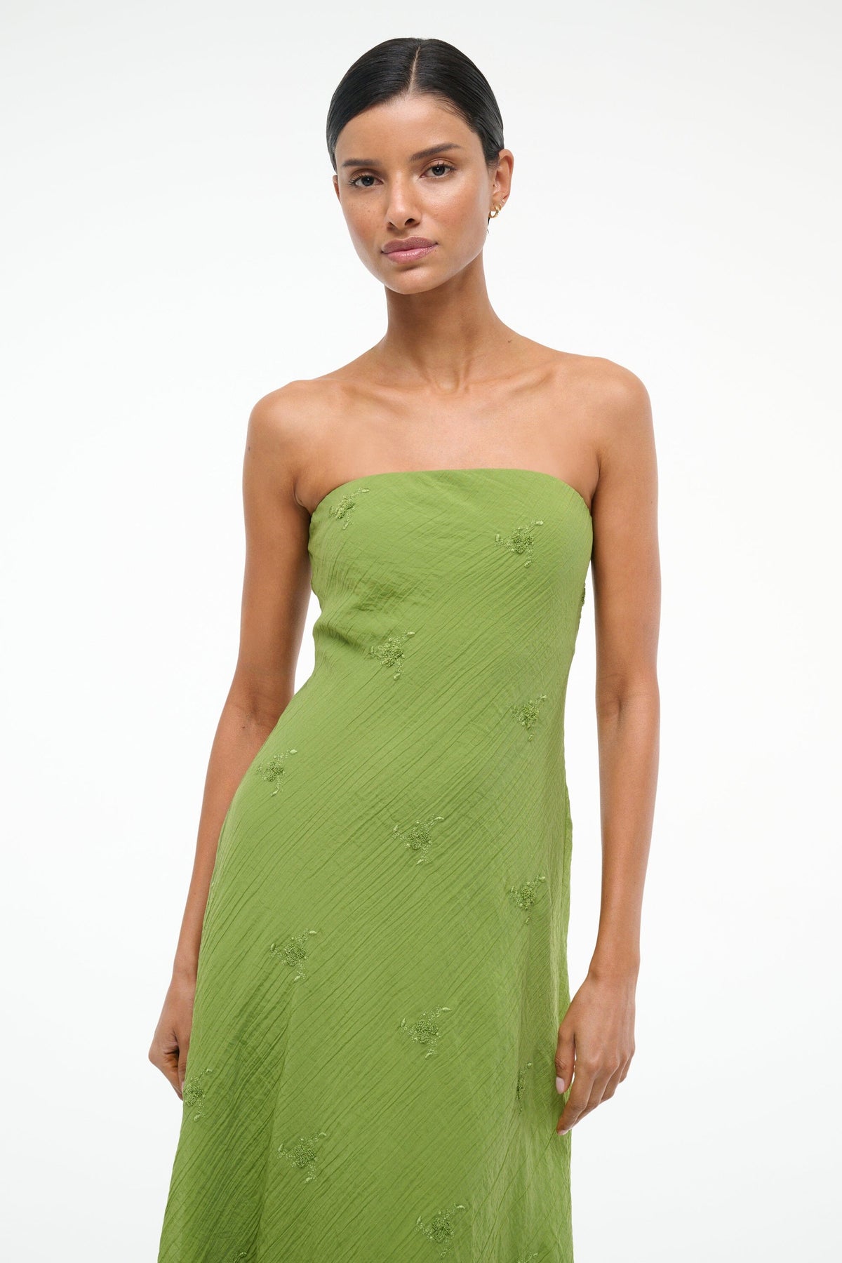 STAUD Clothing|Dresses Cassie Dress Garden Green