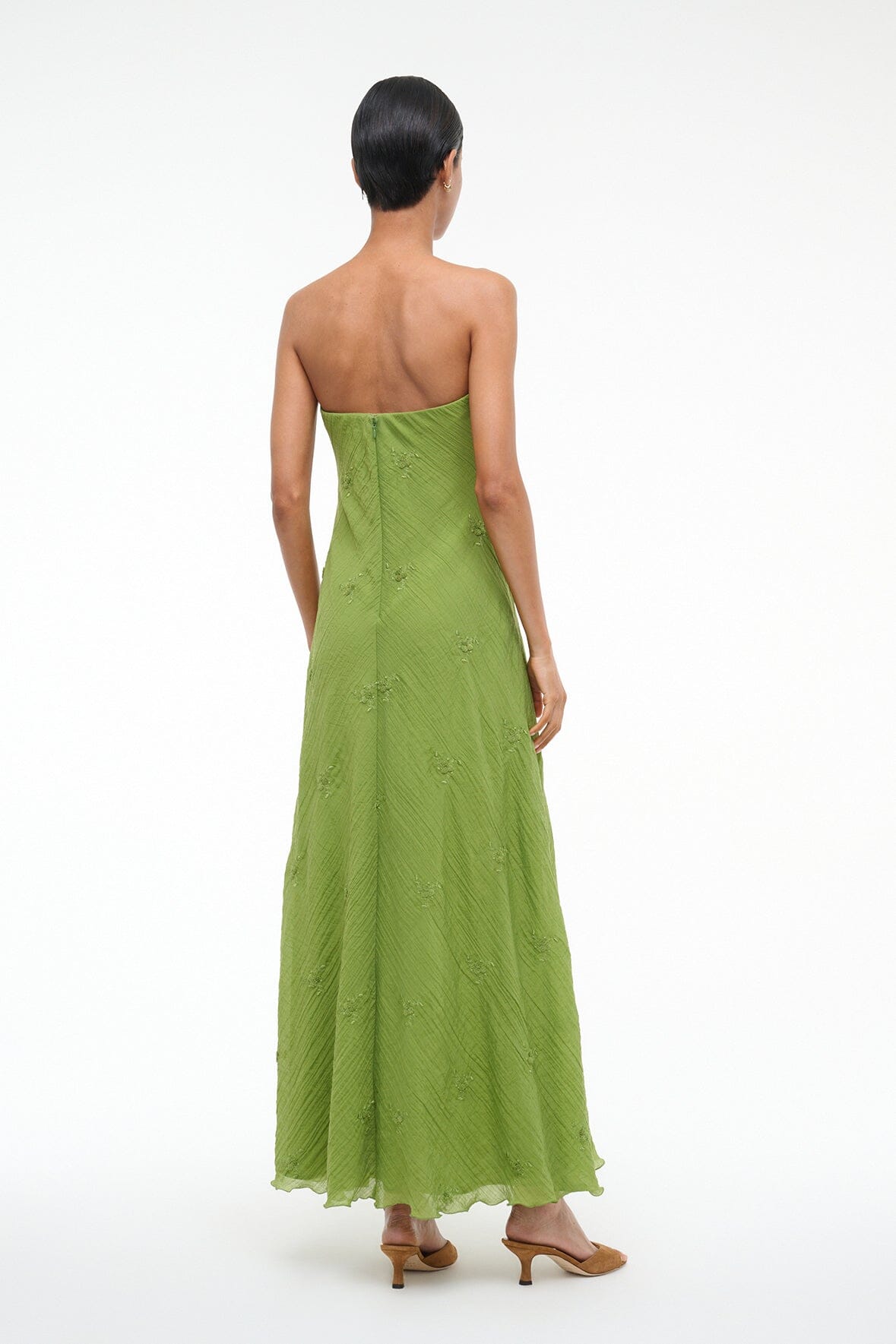STAUD Clothing|Dresses Cassie Dress Garden Green