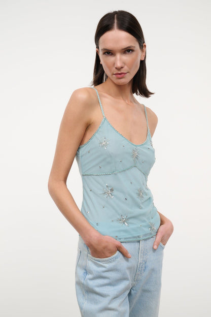 STAUD Clothing Azzurra Top Lakeside