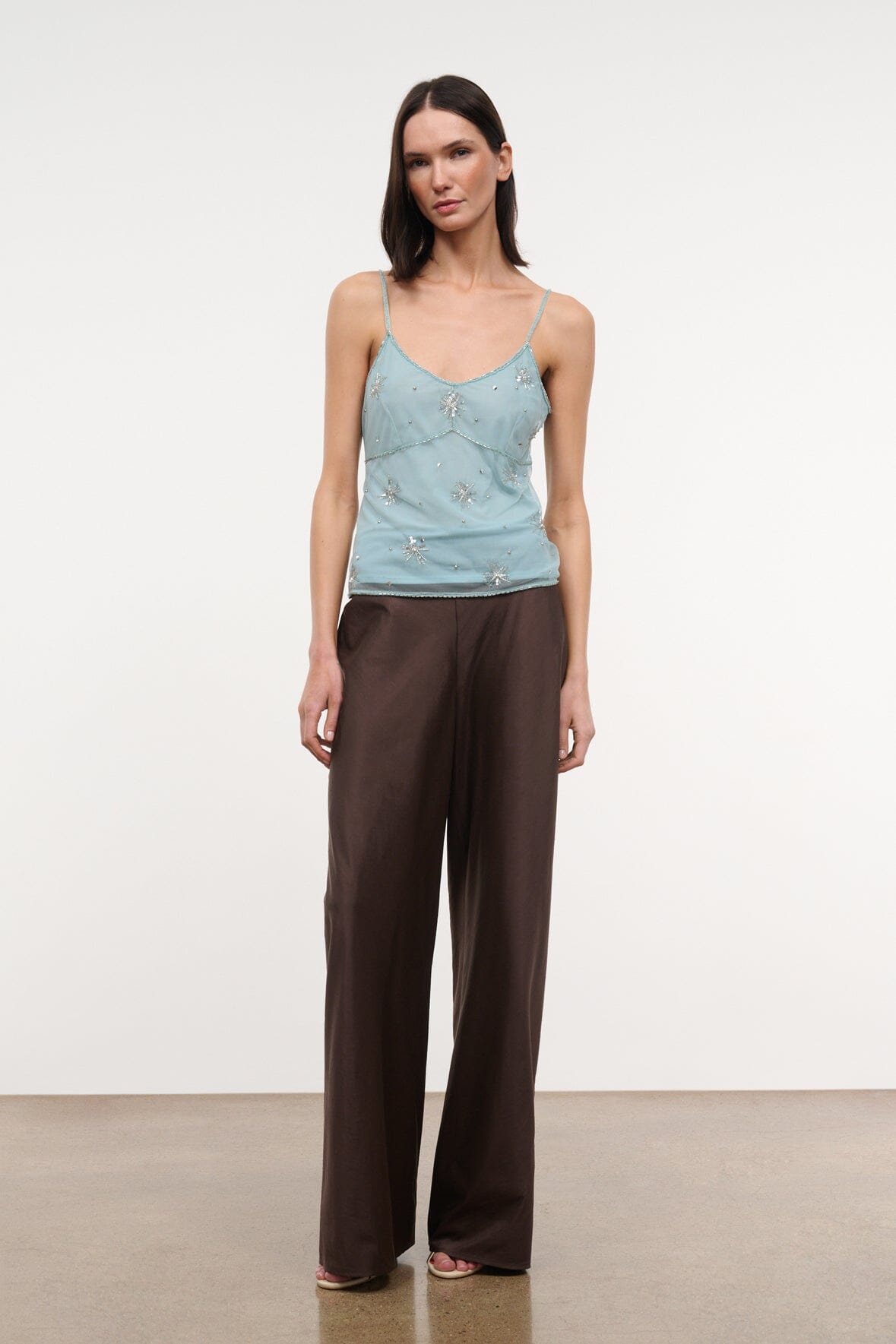 STAUD Clothing Azzurra Top Lakeside