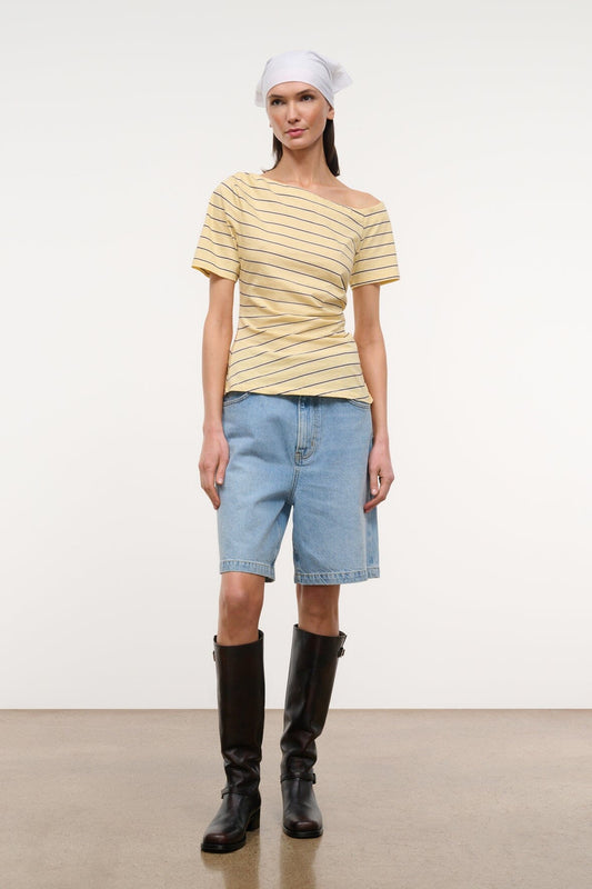 STAUD Clothing Carine Top Monday Stripe