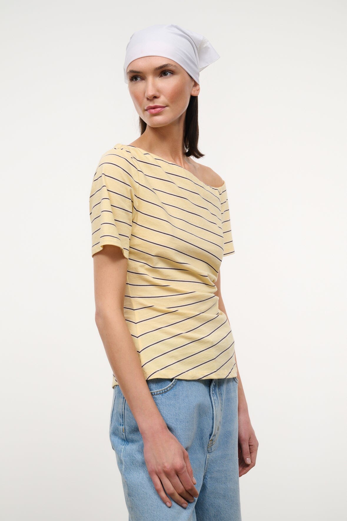 STAUD Clothing Carine Top Monday Stripe