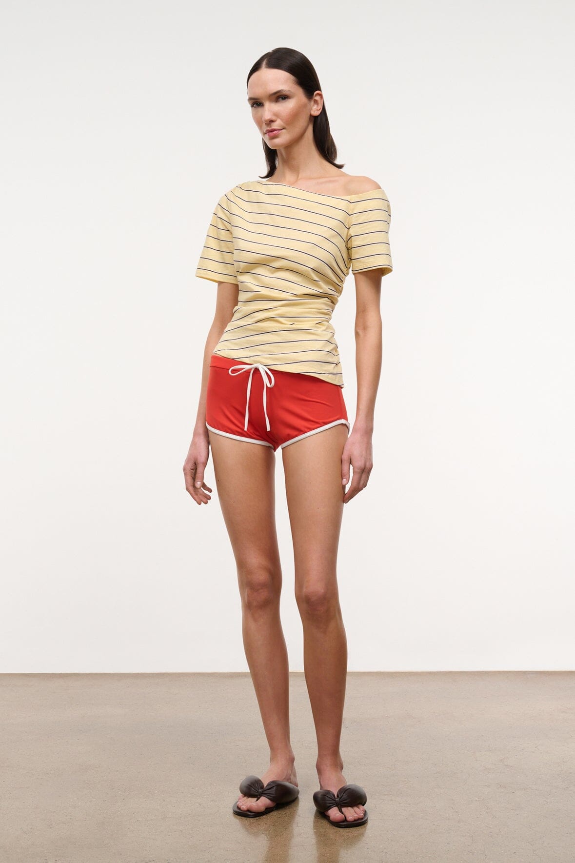 STAUD Clothing Carine Top Monday Stripe