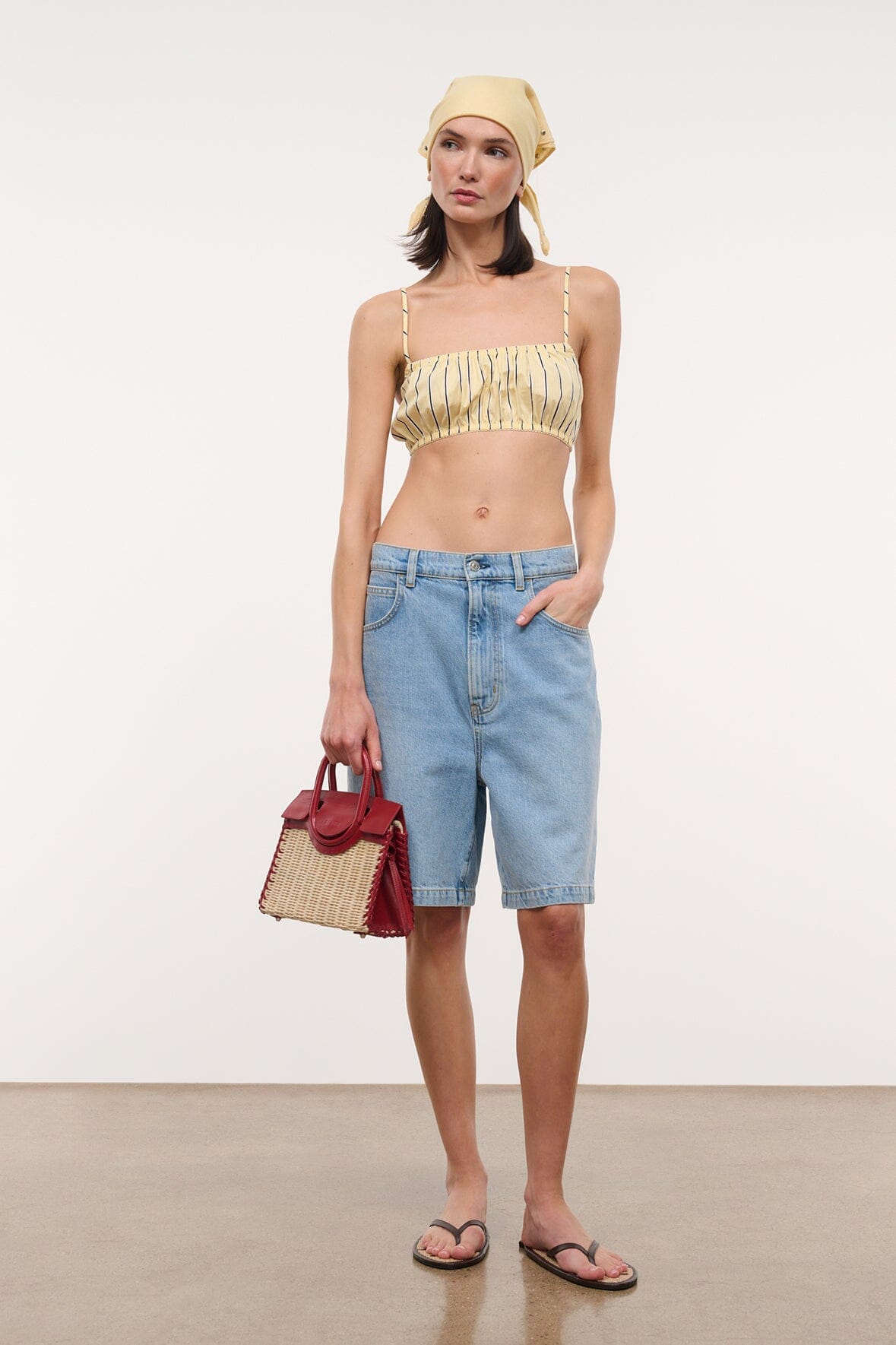 STAUD Clothing Fiore Top Monday Stripe