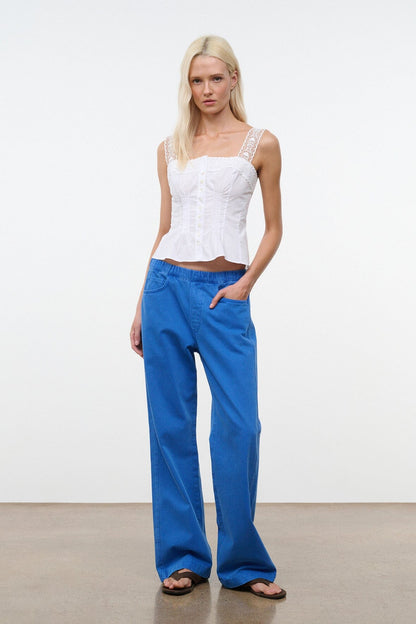 STAUD Clothing|New In Su26 Matilde Top White