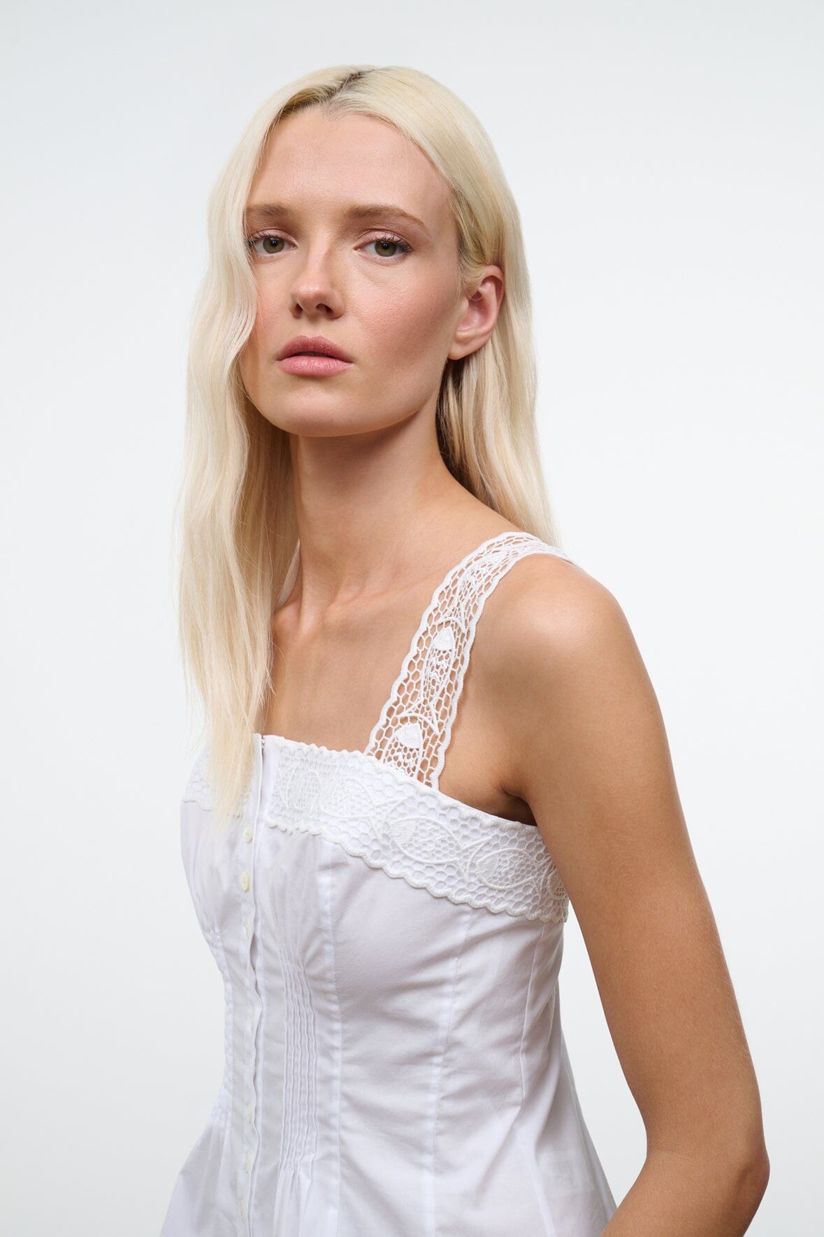 STAUD Clothing|New In Su26 Matilde Top White