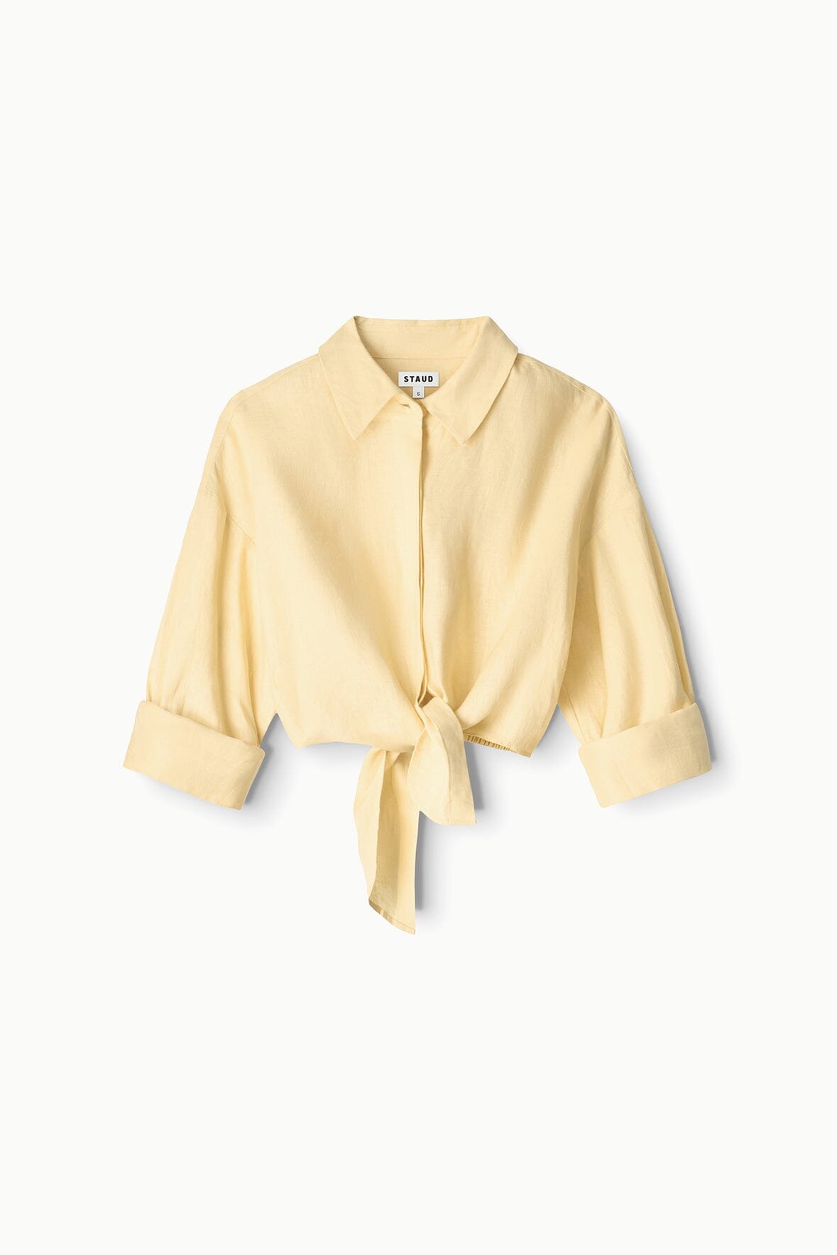 STAUD Clothing|New In Lisa Linen Top Butter
