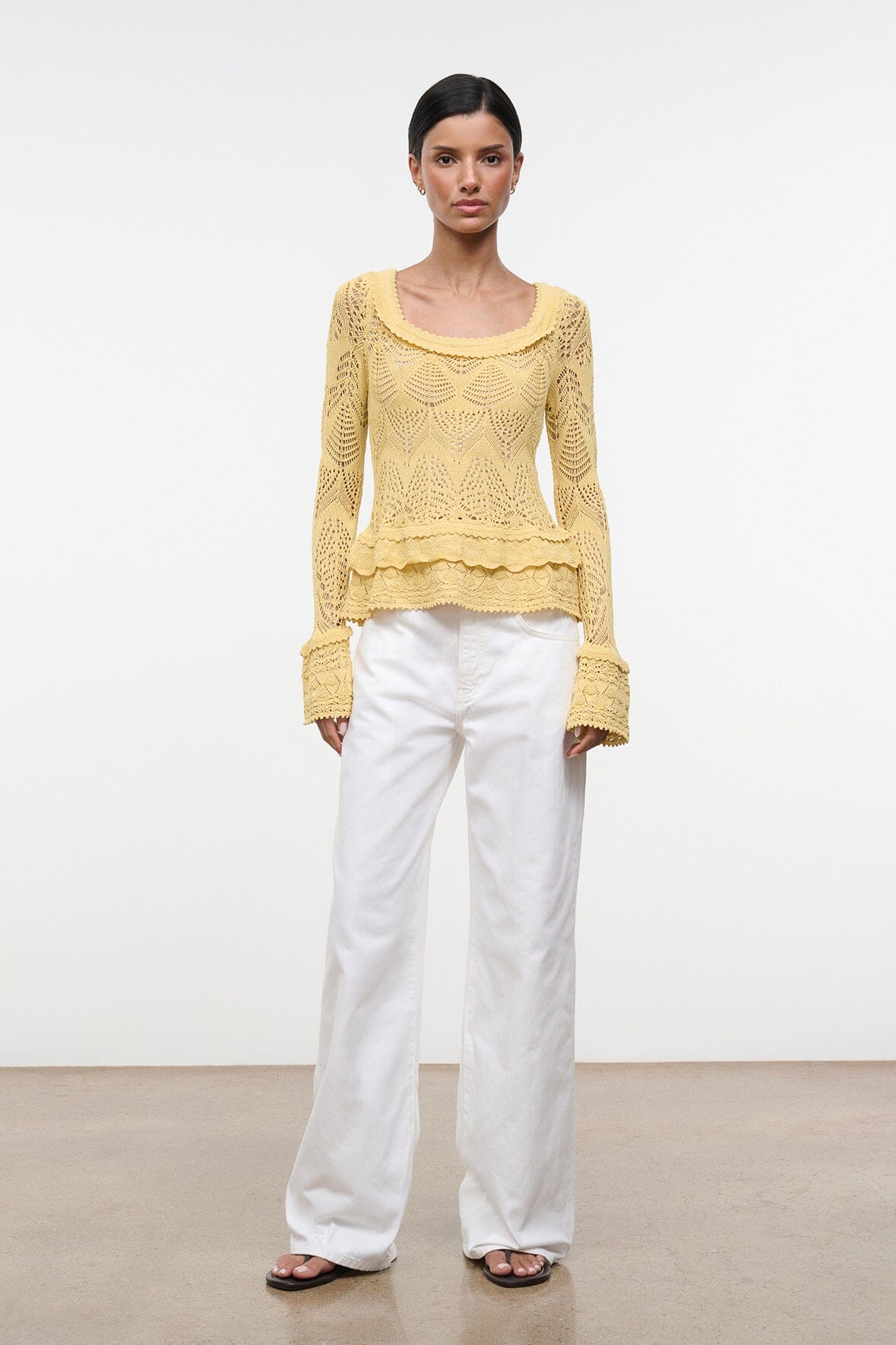 STAUD Clothing|New In Rozella Top Butter