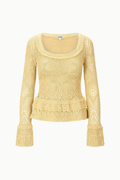 STAUD Clothing|New In Rozella Top Butter