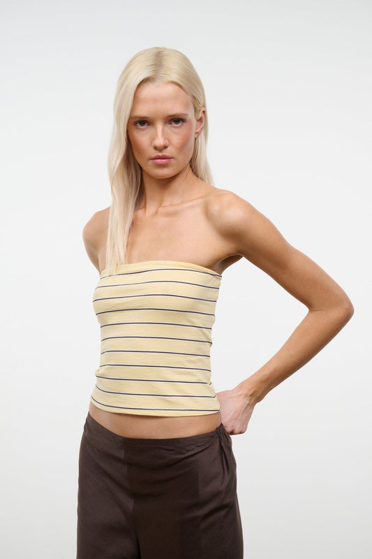 STAUD Clothing Amelia Top Monday Stripe