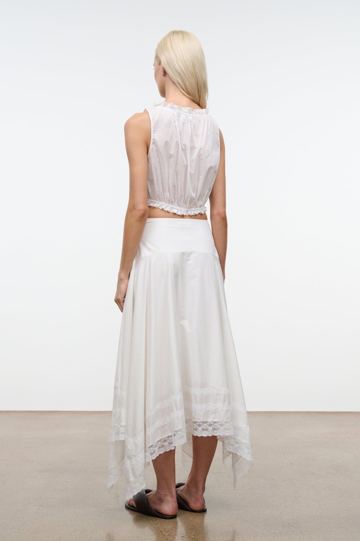 STAUD Clothing Sicilia Top Ivory