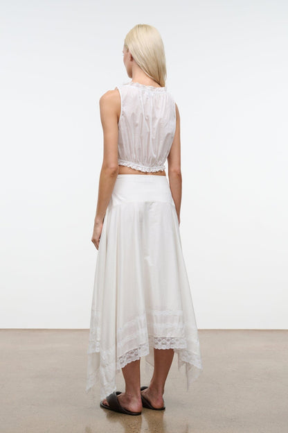 STAUD Clothing Sicilia Top Ivory