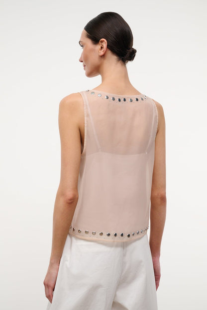 STAUD Clothing|New In Cara Top Flax Studs