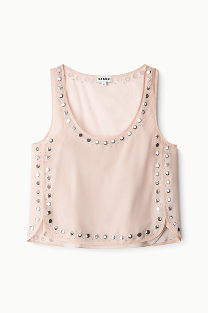STAUD Clothing|New In Cara Top Flax Studs