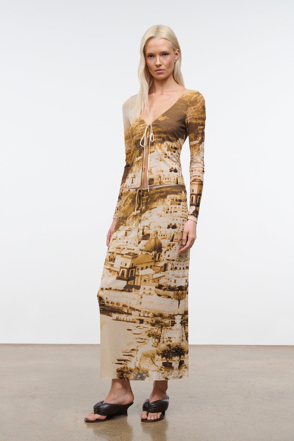 STAUD Clothing Avani Top Cliffside