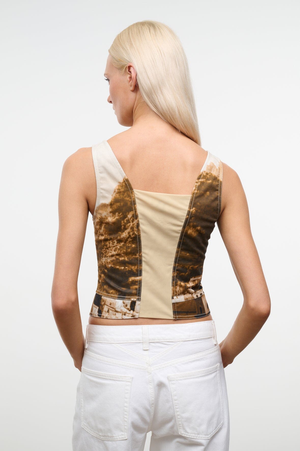 STAUD Clothing Vittoria Top Cliffside