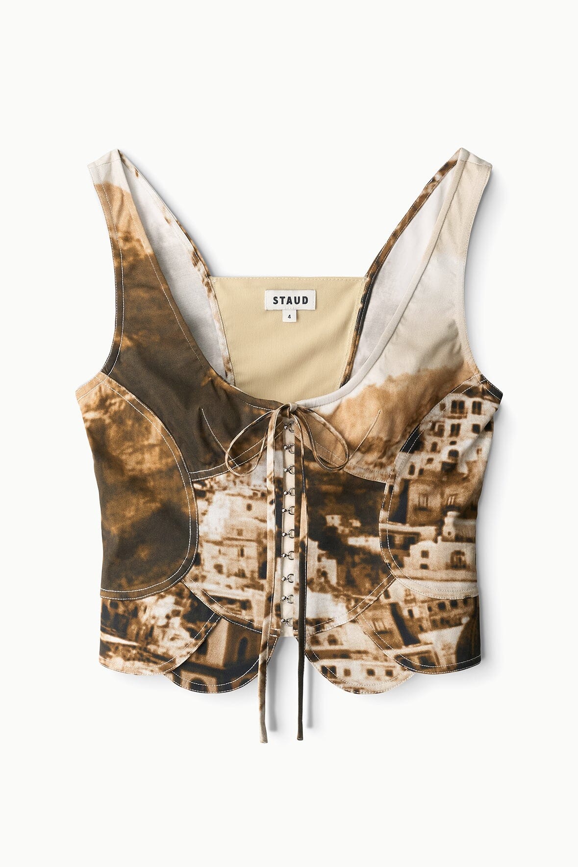 STAUD Clothing Vittoria Top Cliffside