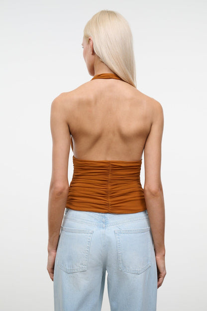 STAUD Clothing Alessandra Top Cocoa Butter