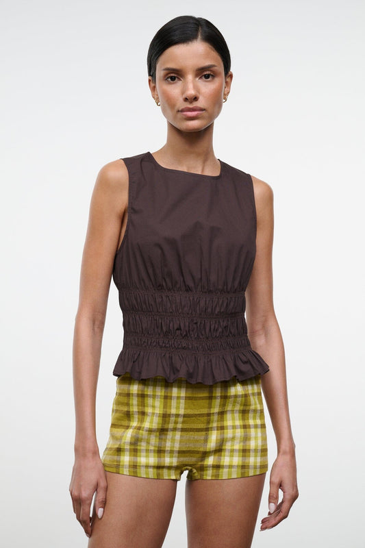 STAUD Clothing Culver Top Earth